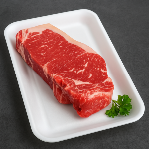 Raw Striploin Steak