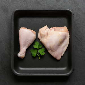 Raw Chicken leg and thigh